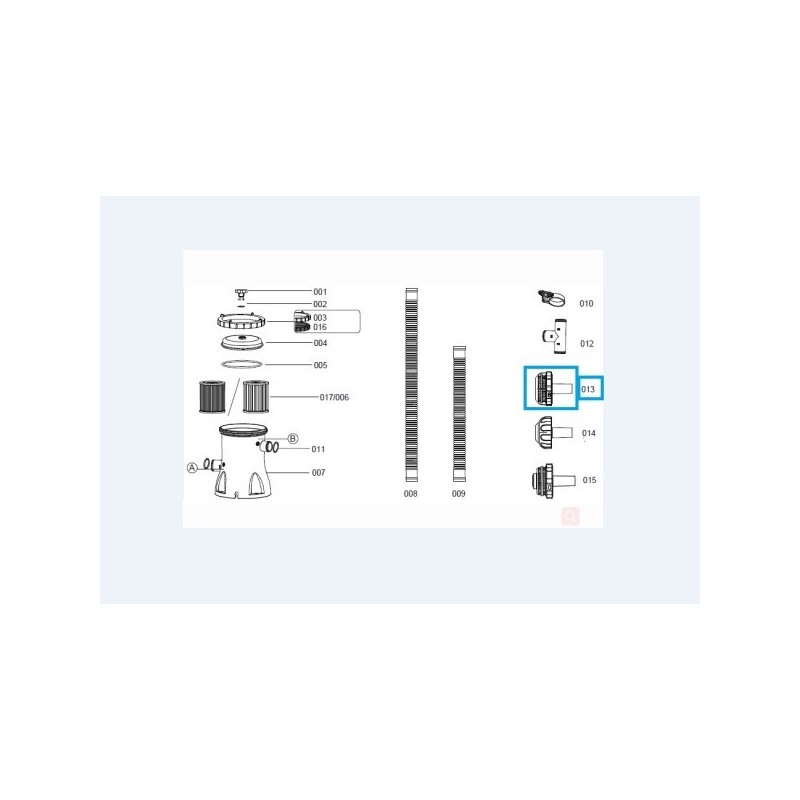 Grille d'aspiration pour piscine - Diam 32