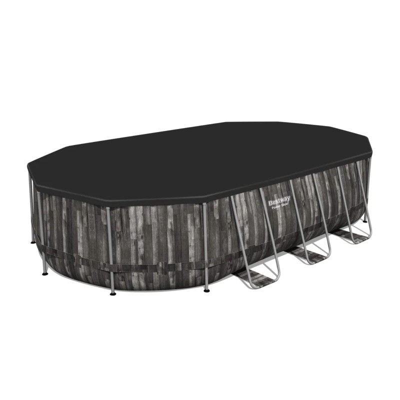 Bâche pour piscine Power Steel ovale 610 x 366 x 122 cm