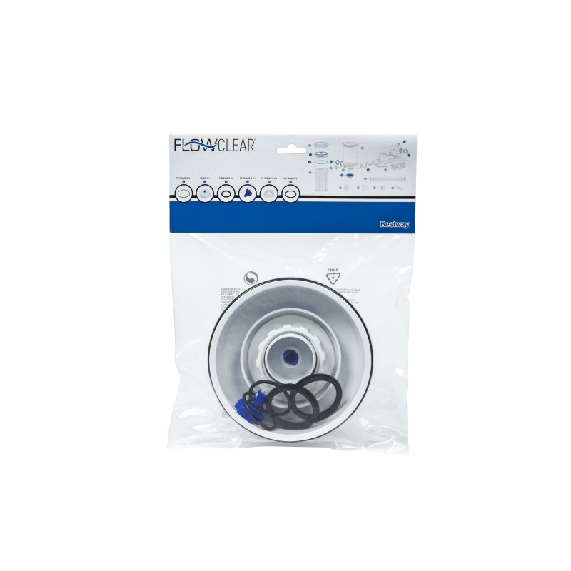 Kit couvercle et joints pour pompe de filtration Flowclear™ 9 463 l/h Bestway® Kit couvercle et joints pour pompe de filtration Flowclear™ 9 463 l/h Bestway®