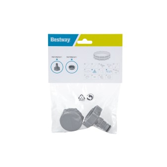 Kit bouchon de valve de vidange et adaptateur pour tuyau d’arrosage pour piscines Bestway®