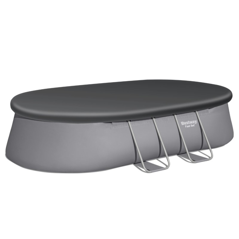 Piscine autoportante ovale Fast Set 488 x 305 x 107 cm avec filtration