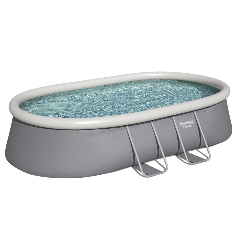 Piscine autoportante ovale Fast Set 488 x 305 x 107 cm avec filtration