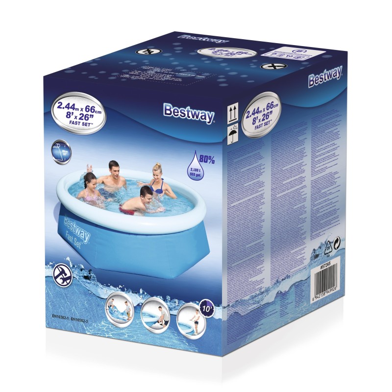 Piscine autoportante Fast Set ronde 244 x 66 cm