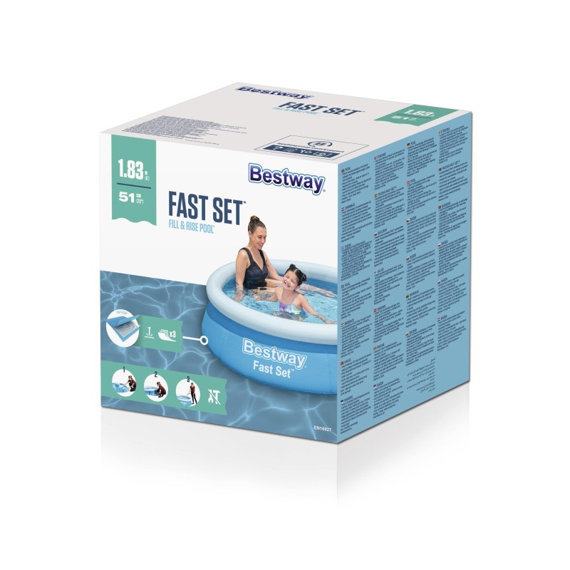 Piscine autoportante ronde 183 x 51 cm Fast Set