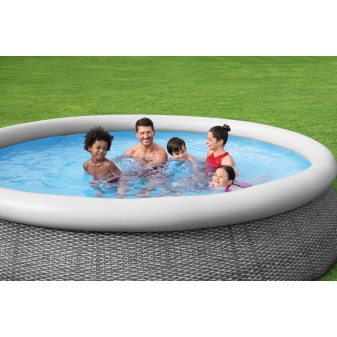Piscine autoportante Fast Set ronde rotin 366 x 76 cm