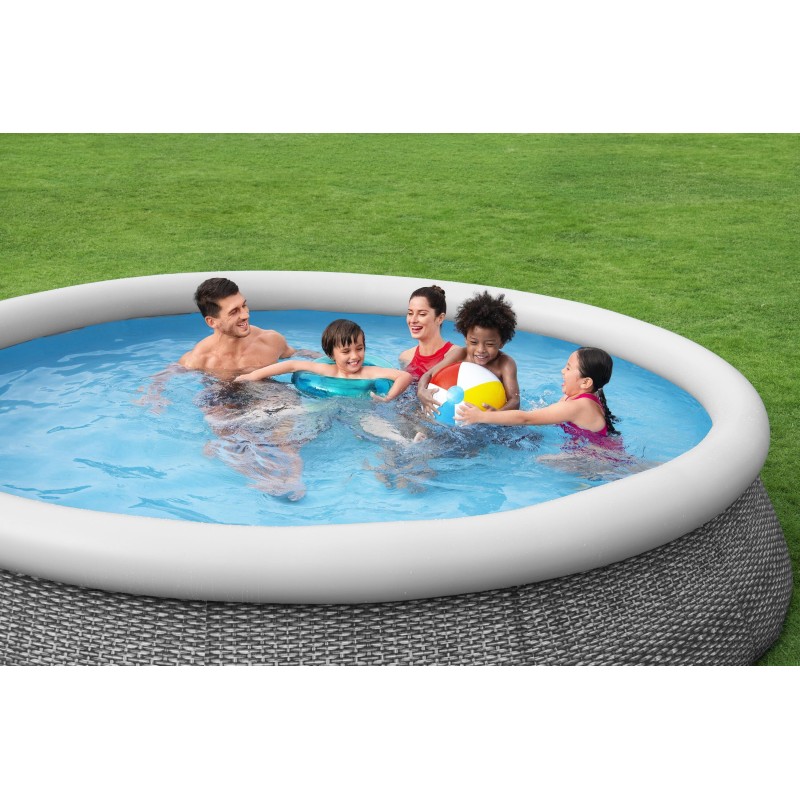Piscine autoportante Fast Set ronde rotin 366 x 76 cm