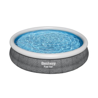 Piscine autoportante Fast Set ronde rotin 366 x 76 cm