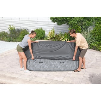 Couverture thermique EnergySense spa carré 230 x 230 x 71 cm