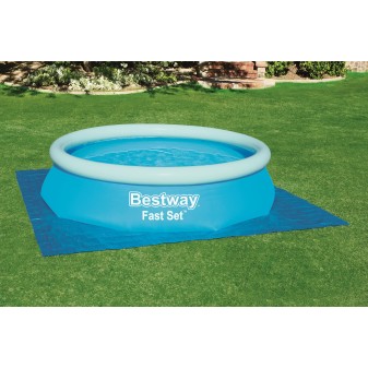 Tapis de sol pour piscine hors sol et spa gonflable de 335 cm