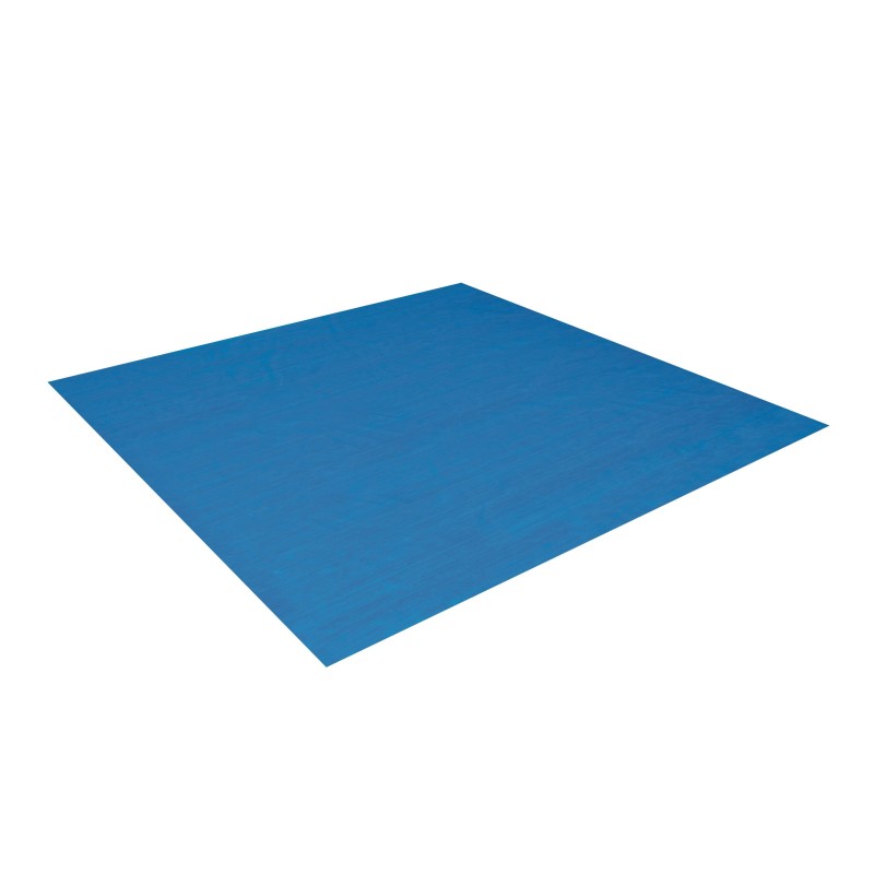 Tapis de sol carré 396x396cm pour piscine hors sol diamètre max 366 cm