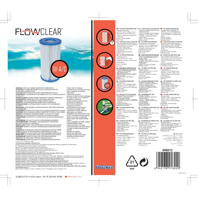 Cartouche Type III/ A