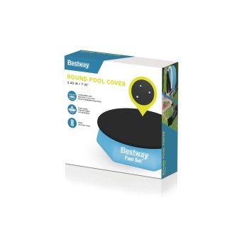 Bâche 4 saisons ronde 240cm pour piscine hors sol Fast Set Ø 244 cm