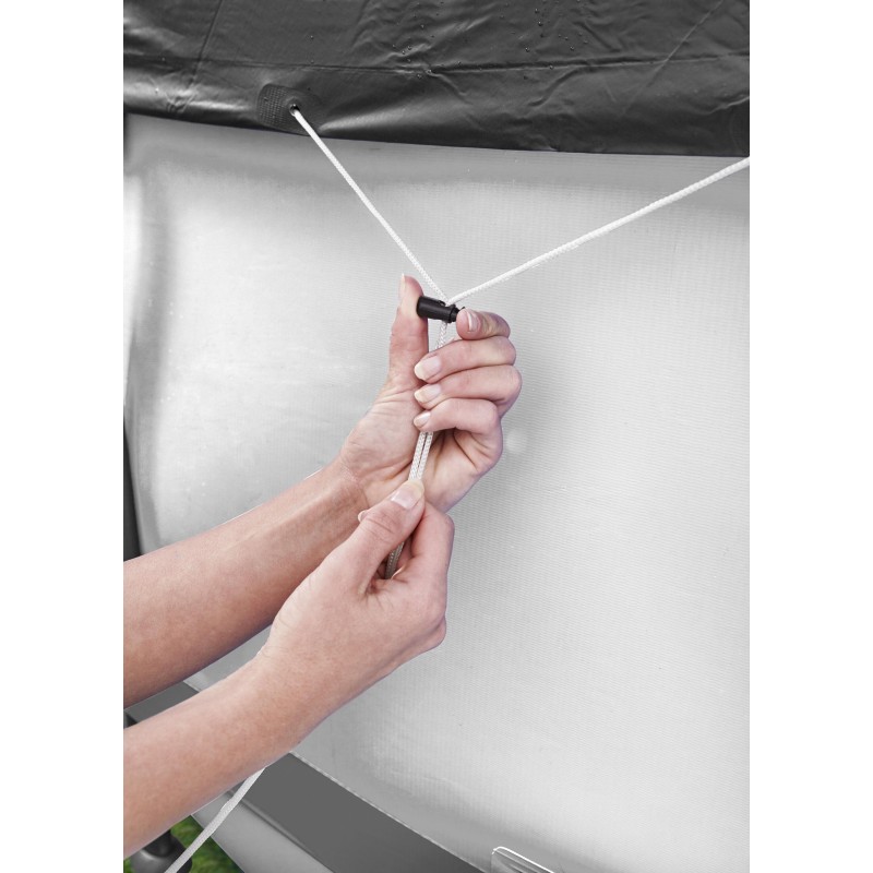 Bâche 4 saisons ronde 470 cm pour piscine hors sol diamètre 457 cm