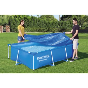 Bâche 4 saisons rectangle 264 x 174 cm pour piscine Steel Pro 259 x 170 cm