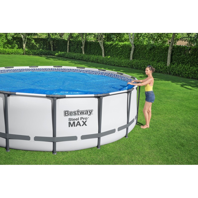 Bâche à bulles ronde Ø 527cm pour piscine hors sol ronde Ø 549 cm