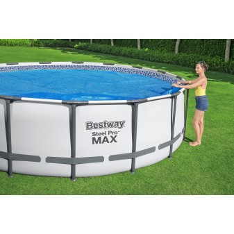 Bâche à bulles ronde pour piscine hors sol 549 cm