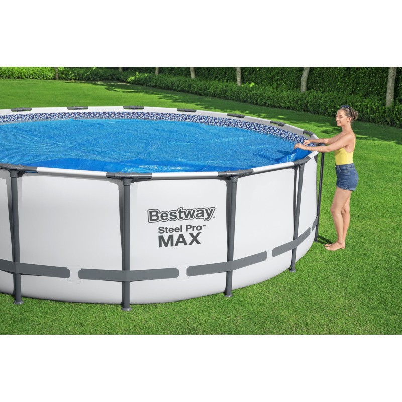 Bâche à bulles ronde pour piscine hors sol 549 cm