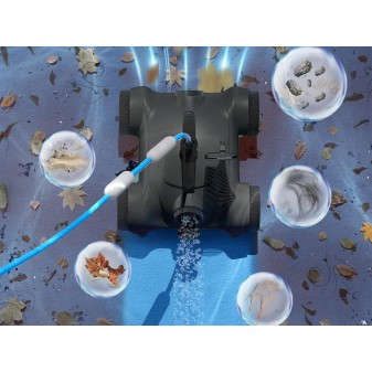 Robot piscine Moly - fond plat & pentes - 28 m² max