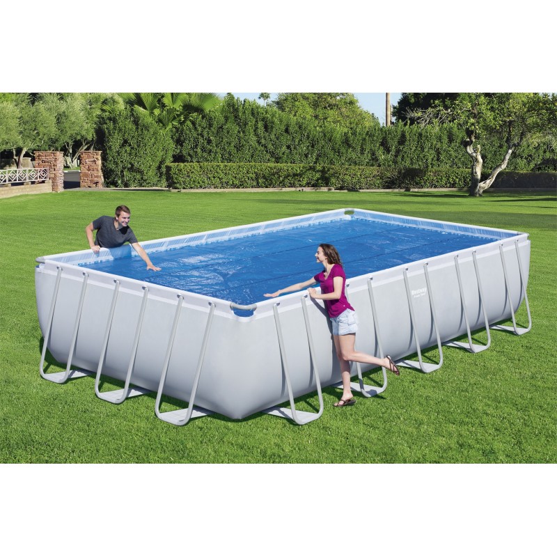 Bâche à bulles rectangle 703x366cm pour piscine 640x274cm ou 732x366cm Bâche à bulles rectangle 703x366cm pour piscine 640x274cm ou 732x366cm