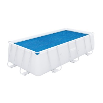 Bâche à bulles rectangle 380x180cm pour piscine 404x201cm ou 412x201cm