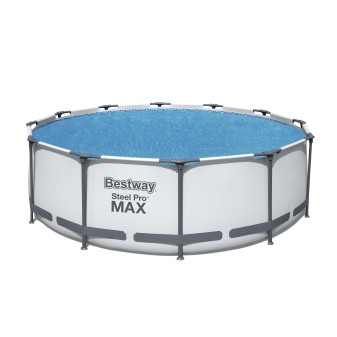 Bâche à bulles ronde Ø 356cm piscine hors sol ronde Ø 366cm ou 396cm