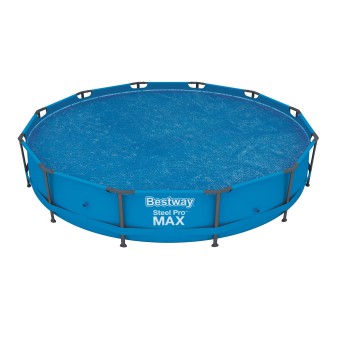 Bâche à bulles ronde Ø 356cm piscine hors sol ronde Ø 366cm ou 396cm