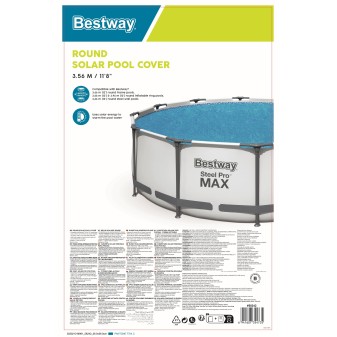 Bâche à bulles ronde 356cm piscine hors sol Ø 366cm ou 396cm Bâche à bulles ronde 356cm piscine hors sol Ø 366cm ou 396cm