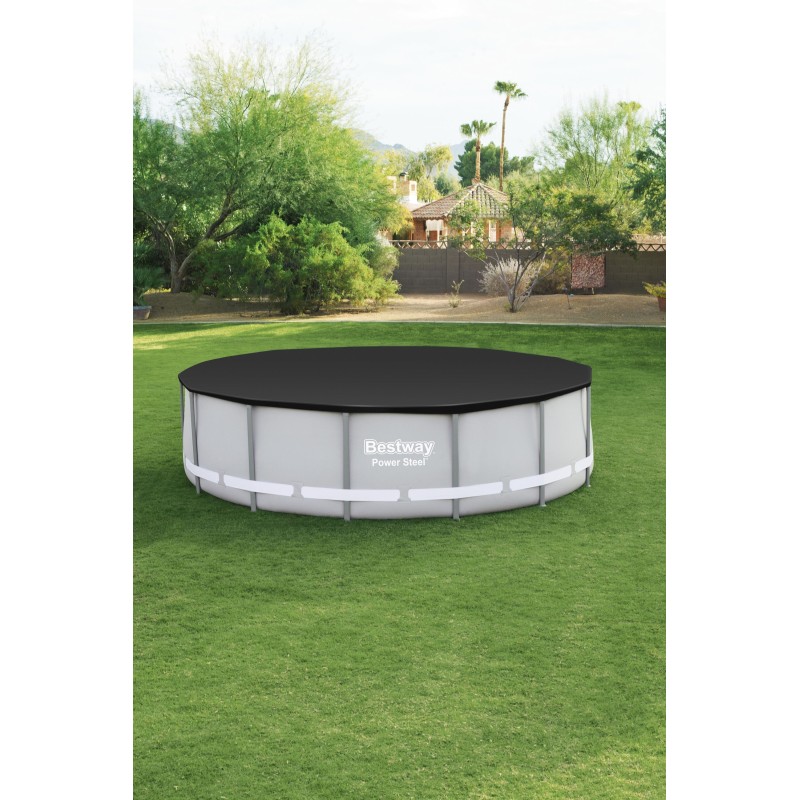 Bâche 4 saisons ronde pour piscine hors sol diamètre 427cm