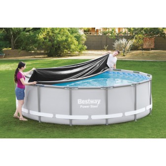 Bâche 4 saisons ronde pour piscine hors sol diamètre 427cm
