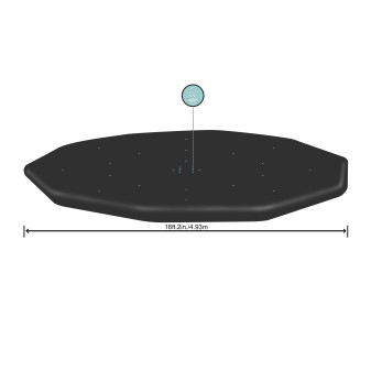 Bâche 4 saisons ronde 493 cm pour piscine ø460/488 cm
