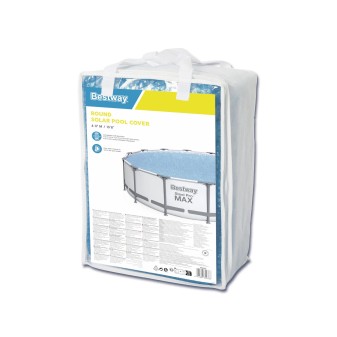 Bâche solaire ronde Ø 417 cm pour piscine hors sol Ø 427 à 457 cm