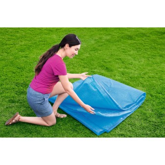 Bâche solaire ronde Ø 417 cm pour piscine hors sol Ø 427 à 457 cm