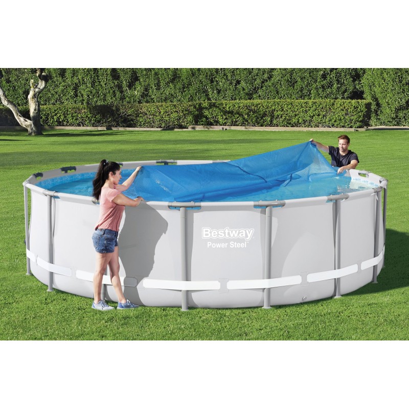 Bâche à bulles ronde Ø 462cm pour piscine hors sol ronde Ø 457 à 488cm