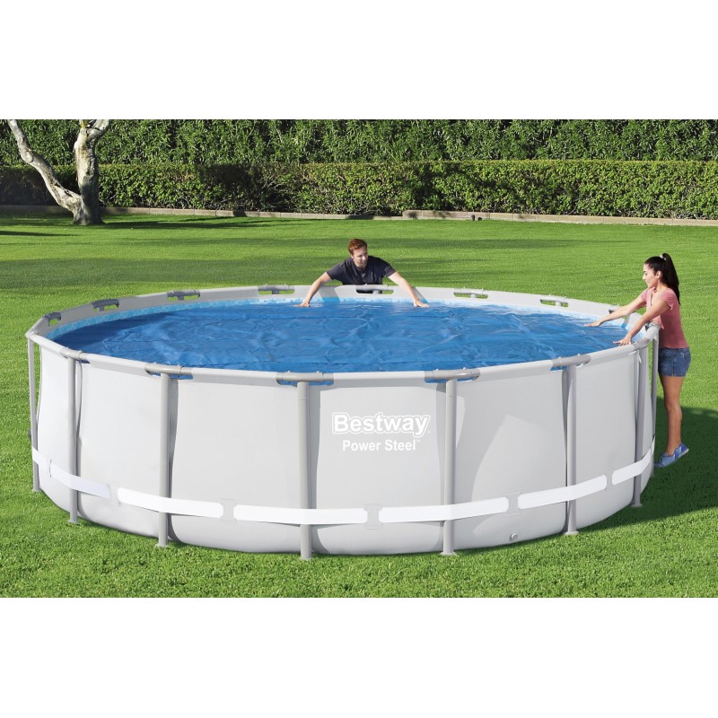 Bâche à bulles ronde Ø 462cm pour piscine hors sol ronde Ø 457 à 488cm
