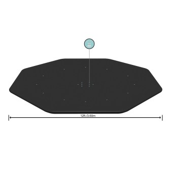 Bâche 4 saisons ronde pour piscine Power Steel ø366 et 396 cm