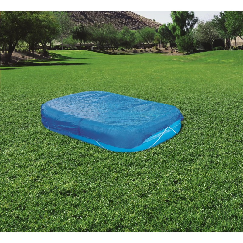 Bâche 4 saisons rectangle 295x220 cm pour piscine hors sol 262x175cm