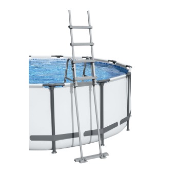 Echelle pour piscine hors sol jusqu'à hauteur 122 cm - 2 x 4 marches