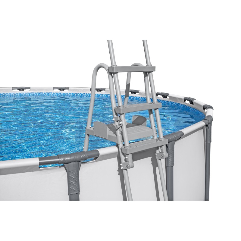 Échelle de piscine hors sol 132 cm sécurisée Flip & Lock