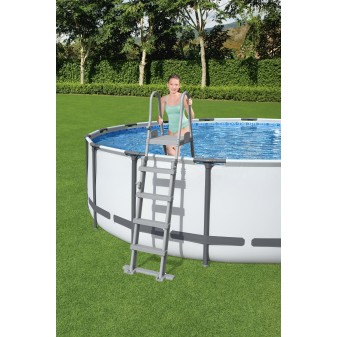 Échelle de piscine hors sol 132 cm sécurisée Flip & Lock