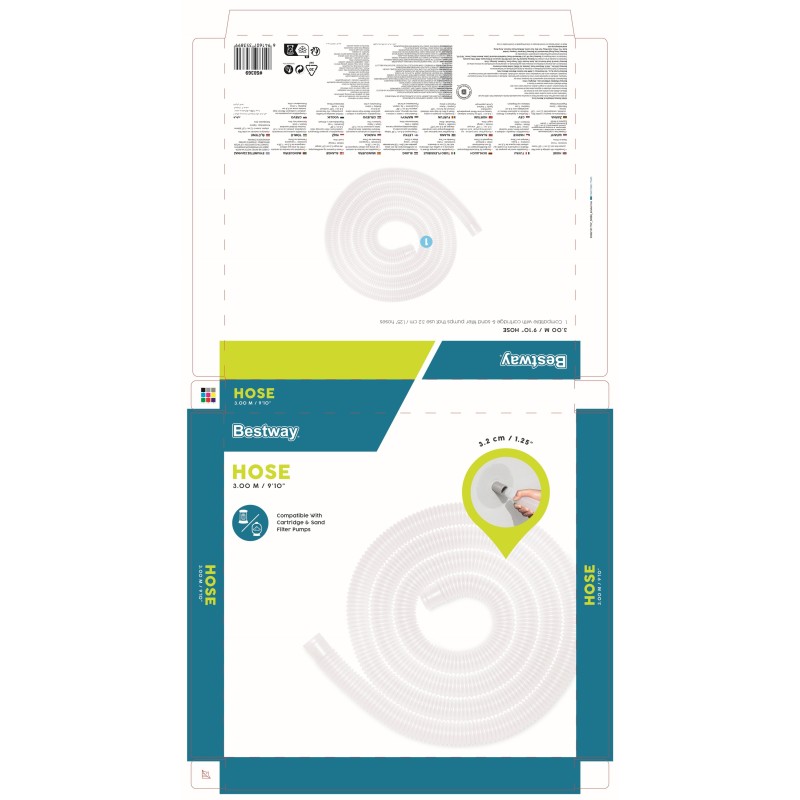 Tuyau de rechange diamètre 32 mm, longueur 3 m