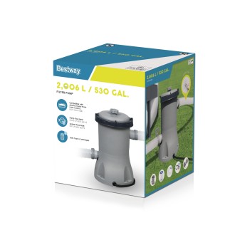 Pompe de filtration à cartouche pour piscine hors sol 2 006 L/h