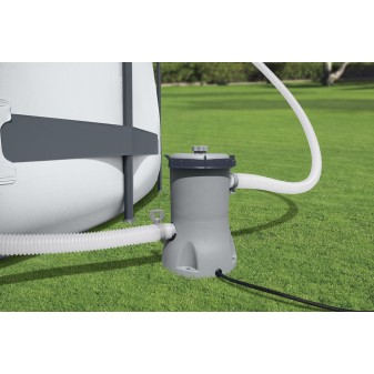 Pompe de filtration à cartouche pour piscine hors sol 2 006 L/h