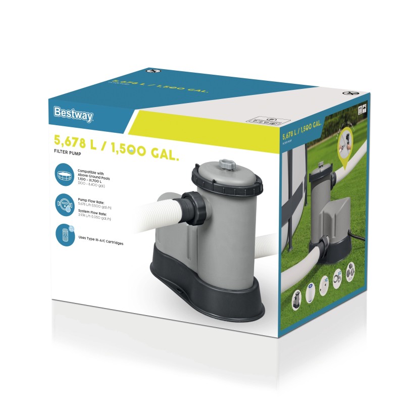 Filtre à cartouche 5,678 m3/h 86 W Cartouche Type III Filtre à cartouche 5,678 m3/h 86 W Cartouche Type III