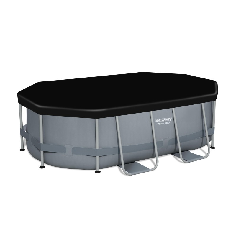 Bâche 4 saisons ovale 305x184cm pour piscine Power Steel 305x200cm