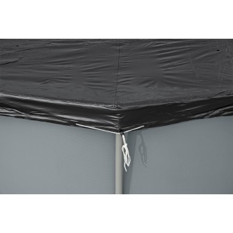 Bâche 4 saisons ovale 418x230cm pour piscine Power Steel  427x250cm