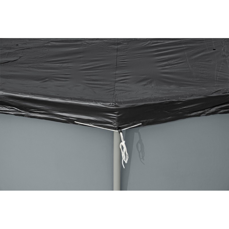 Bâche 4 saisons ovale 418x230cm pour piscine Power Steel  427x250cm