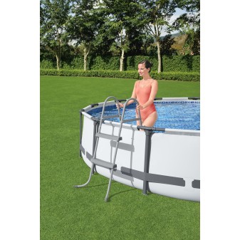 Echelle pour piscine hors sol jusqu'à hauteur 84 cm - 2x2 marches Echelle pour piscine hors sol jusqu'à hauteur 84 cm - 2x2 marches