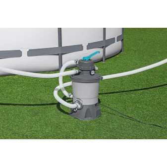 Pompe de filtration à sable pour piscine hors sol 3 596 L/h