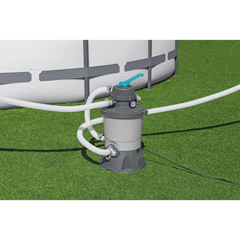Pompe de filtration à sable pour piscine hors sol 3 596 L/h