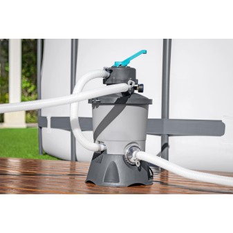 Pompe de filtration à sable pour piscine hors sol 3 596 L/h